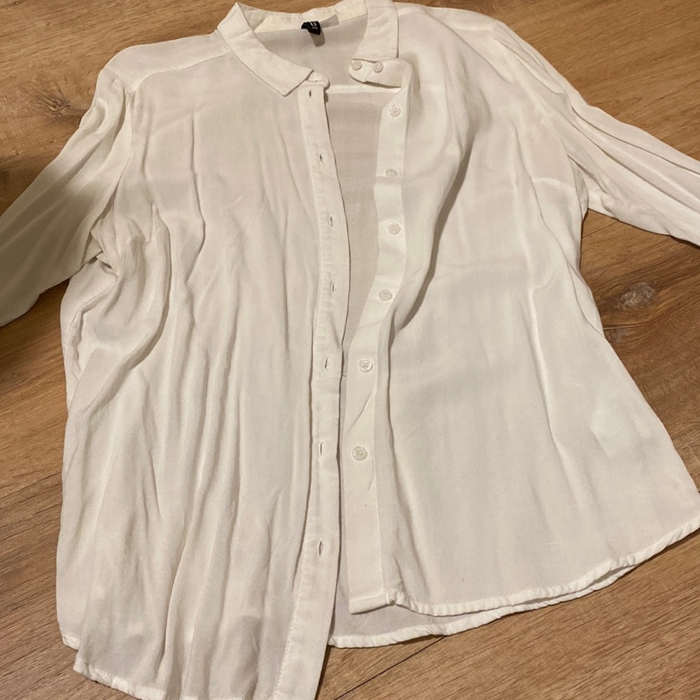 H&M white blouse